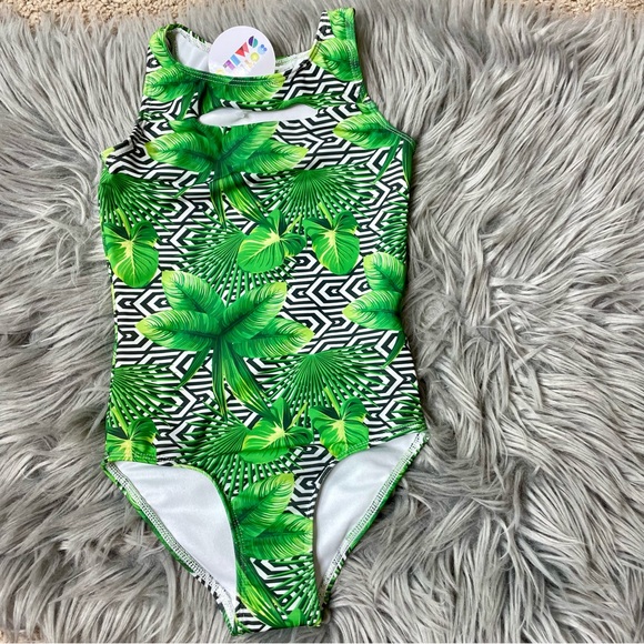 Dot dot smile leaf one piece | NWT | - Picture 1 of 6